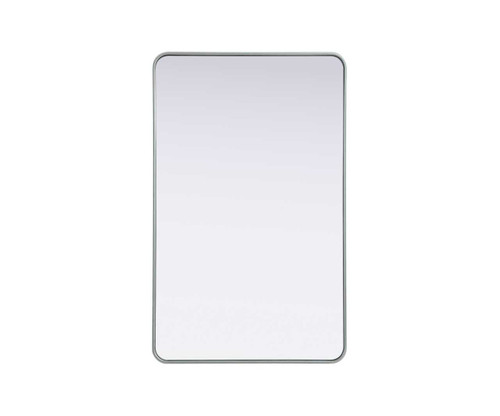 Contour Metal Rectangle Mirror 30X48 In Silver (MR8A3048SIL)
