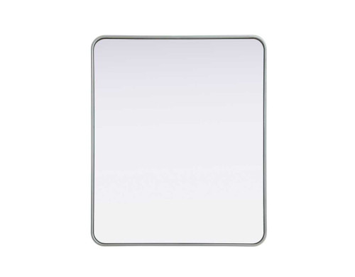 Contour Metal Rectangle Mirror 30X36 In Silver (MR8A3036SIL)