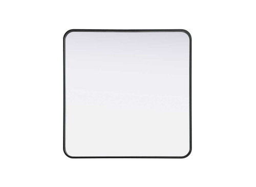 Contour Metal Square Mirror 30X30 In Black (MR8A3030BLK)