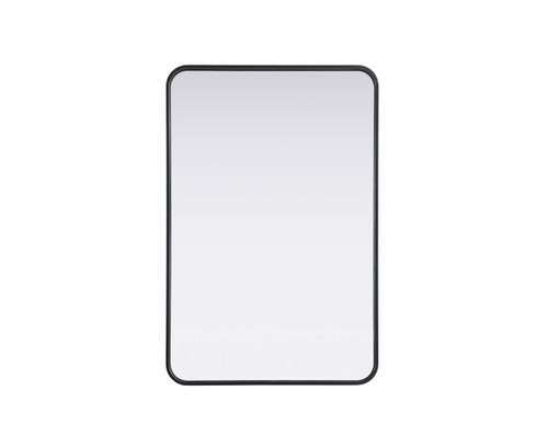 Contour Metal Rectangle Mirror 24X36 In Black (MR8A2436BLK)