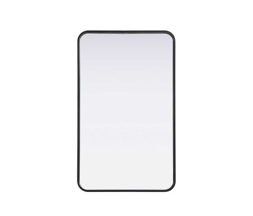 Contour Metal Rectangle Mirror 22X36 In Black (MR8A2236BLK)