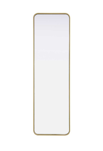 Contour Metal Rectangle Mirror 18X60 In Brass (MR8A1860BRA)
