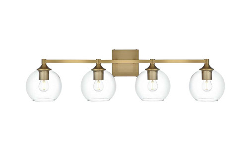 Eero 33 Inch Wall Sconce In Satin Gold (LD7308W33SG)