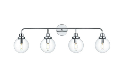 Elegant Furniture and Lighting Hanson 37 Inch Wall Sconce In Chrome (LD7037W38C)