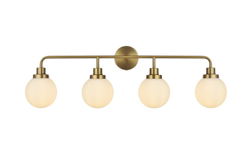 Hanson 37 Inch Wall Sconce In Satin Gold (LD7036W38SG)