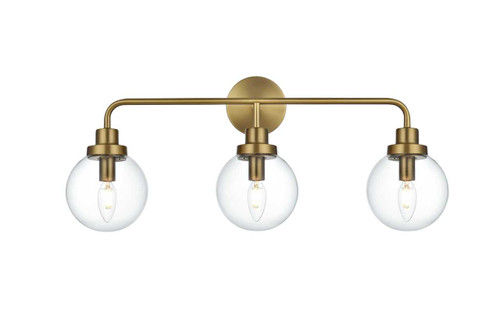 Hanson 28 Inch Wall Sconce In Satin Gold (LD7035W28SG)