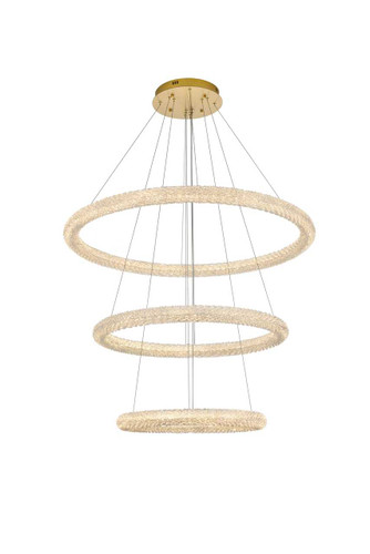 Bowen 42 Inch Led Chandelier In Satin Gold (3800G41LSG)