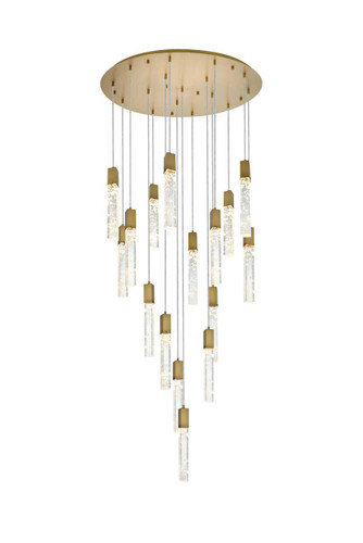 Aurora 36 Inch Chandelier In Satin Gold (2089G36SG)