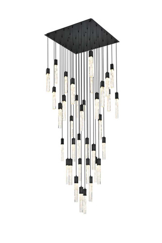 Aurora 42 Inch Chandelier In Black (2088G42BK)