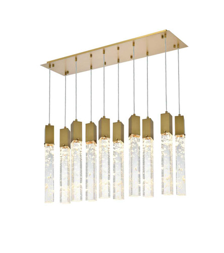 Aurora 42 Inch Pendant In Satin Gold (2088D42SG)
