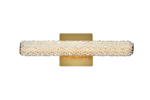 Bowen 18 Inch Adjustable Led Wall Sconce In Satin Gold (3800W18SG)