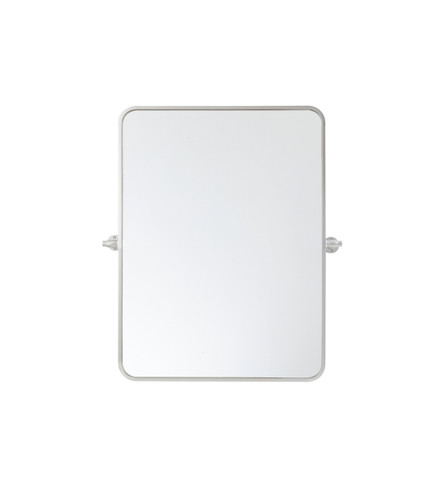 Soft Corner Pivot Mirror 24X32 Inch In Silver (MR6A2432SIL)