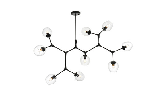 Cavoli 60 Inch Chandelier In Black (1712G60BK)