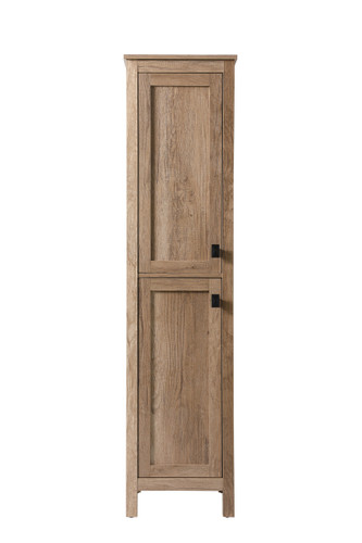 Elegant Furniture and Lighting 16 Inch Wide Bathroom Linen Storage Freestanding Cabinet In Natural Oak (SC011665NT)