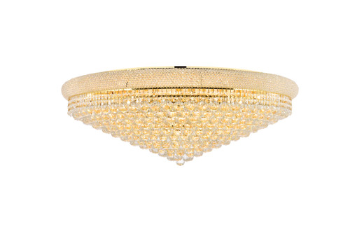 Primo 30 Light Gold Flush Mount Clear Royal Cut Crystal (V1800F42G/RC)