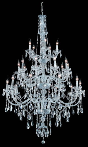 Verona 25 Light Chrome Chandelier Clear Royal Cut Crystal (7925G43C/RC)