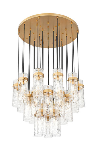 Fontaine 27 Light Chandelier in Rubbed Brass (7002P5-27R-RB)