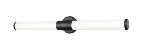 Warwick 1 Light Vanity in Matte Black (1020-32W-MB-LED)