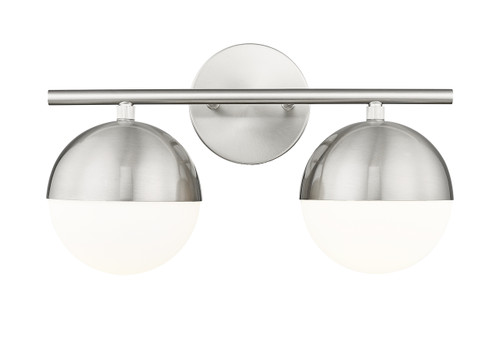 Realm Sphere 2 Light Vanity in Brushed Nickel (7517-2V-BN)