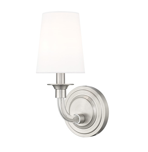 Katerina 1 Light Wall Sconce in Brushed Nickel (1950-1S-BN)