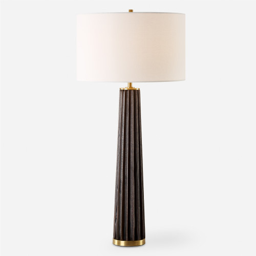 Forage Dark Scalloped Table Lamp (30404-1)