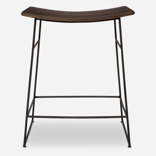 Thura Walnut Counter Stool (25299)