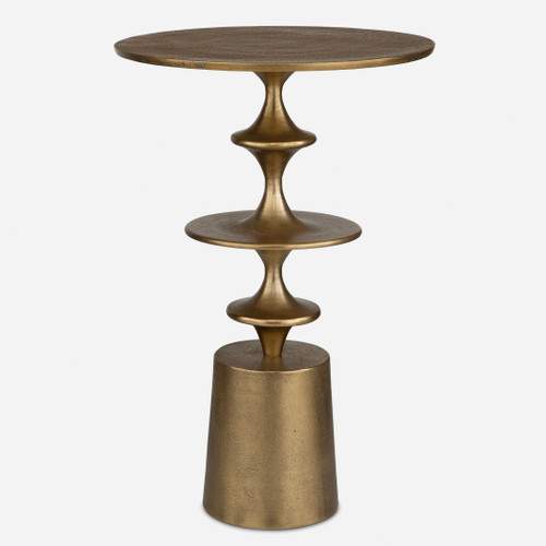 Flight Brass Accent Table (24412)