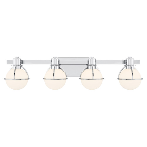 Pierce 4-Light Bathroom Vanity Light in Chrome (8-1060-4-11)