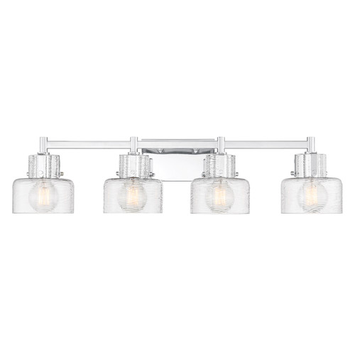 Dover 4-Light Bathroom Vanity Light in Chrome (8-1030-4-11)
