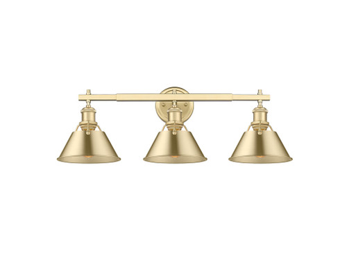 Orwell 3-Light Vanity Light in Brushed Champagne Bronze (3306-BA3 BCB-BCB)