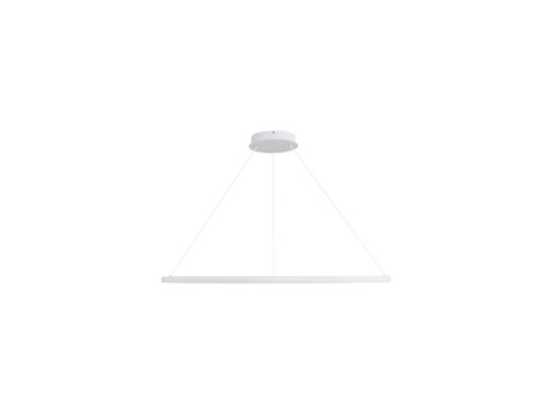 Veritas 35" LED Ring Chandelier in Sand White (5460-35 SNW)