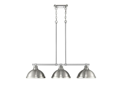 Duncan 3-Light Linear Pendant In Chrome (3602-3LP CH-PW)