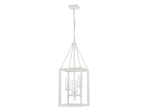 Smyth 3-Light Pendant in Natural White with Clear Glass (2073-3P NWT-CLR)