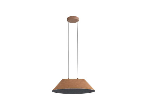 Faroe 21" LED Pendant in Coffee/Black (3133-P21 CO-BK)