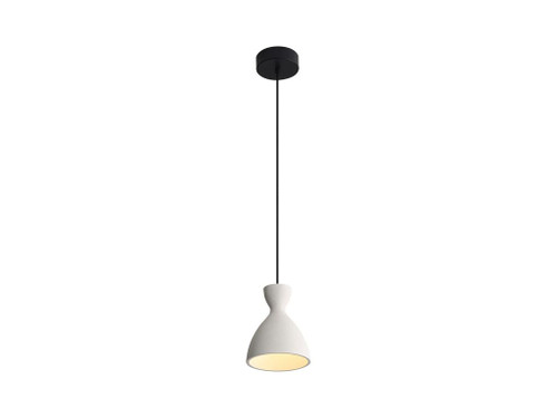 Aethera 7" LED Pendant in White Sandstone Cement (2173-7 WCT)