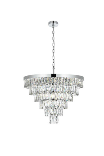Josephine 27 Inch Round Chandelier In Chrome (1060D27C)