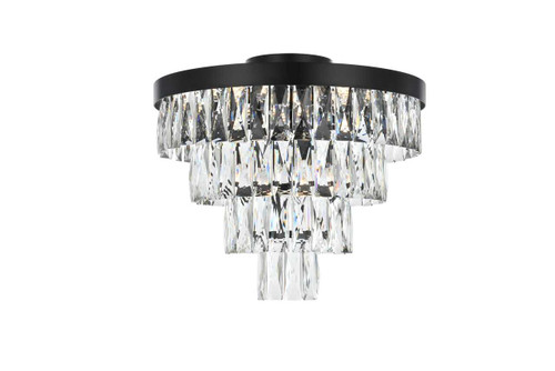Josephine 18 Inch Flush Mount In Black (1060F18BK)