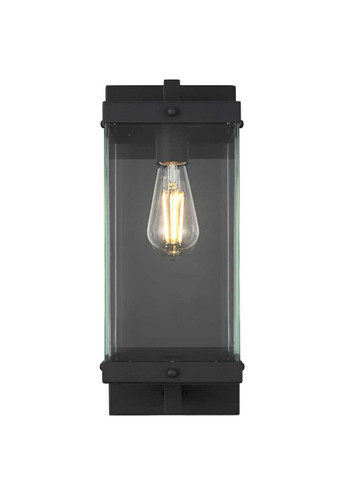 Elegant Furniture and Lighting Julien 7 Inch Outdoor Wall Sconce In Black (OD408W17BK)