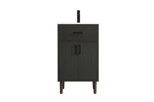 Chandler 20 Inch Single Bathroom Vanity In Mocha Brown (VF25020MMB)