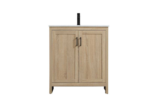 Finnley 30 Inch Single Bathroom Vanity In Mango Wood (VF25130MW)