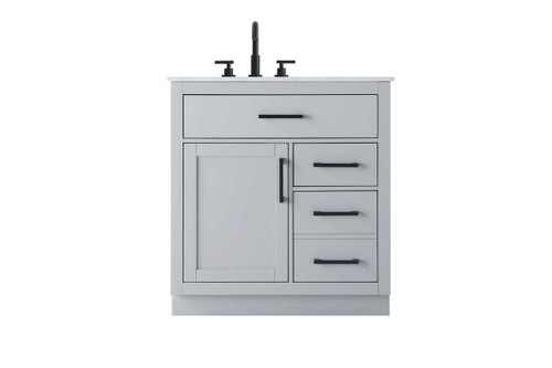 Alden 32 Inch Single Bathroom Vanity In Grey (VF29732GR)