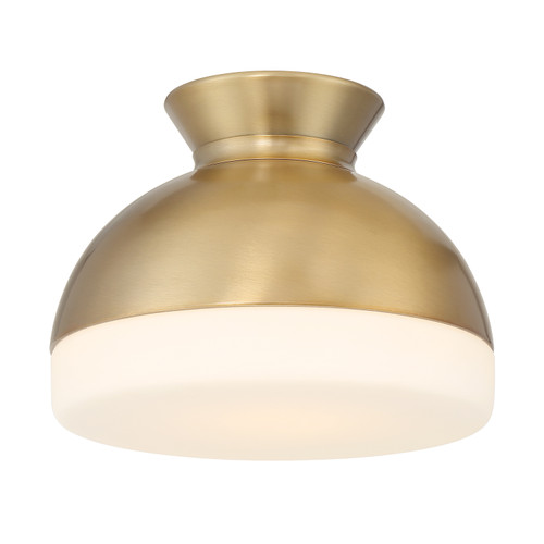 Brian Patrick Flynn Gidget 1 Light Vibrant Gold Flush Mount (GID-4000-VG)
