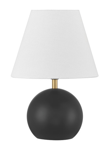 Olive 1 Light Table Lamp in Flat Black/Satin Brass (87012FBSB-T)