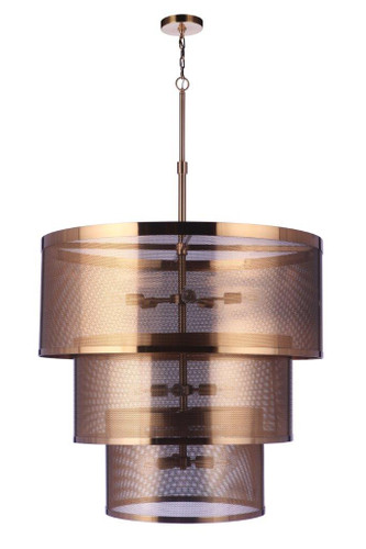 Mesh 12 Light Pendant in Satin Brass (58992-SB)