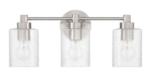 Lyndsey 3 Light Vanity in Brushed Polished Nickel (60203-BNK)