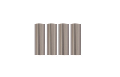 Set of 4 Brushed Polished Nickel Candle Covers for the Flynt 52934-FB (fixture not included) (529-SC-BNK)