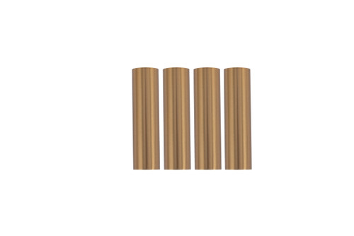 Set of 4 Satin Brass Candle Covers for 52935-FB (fixture not included) (529-SC2-SB)