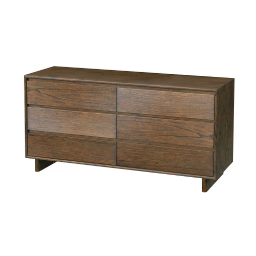 Halmstad 62 in. W Wood Panel 6 Drawer Dresser (5766188)