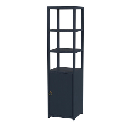 Lark 3- Tier 1 Door Narrow  Etagere Bookcase (5565291)
