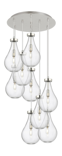 Owego - 9 Light - 19 inch - Polished Nickel - Multi Pendant (119-451-1P-PN-G451-7CL)
